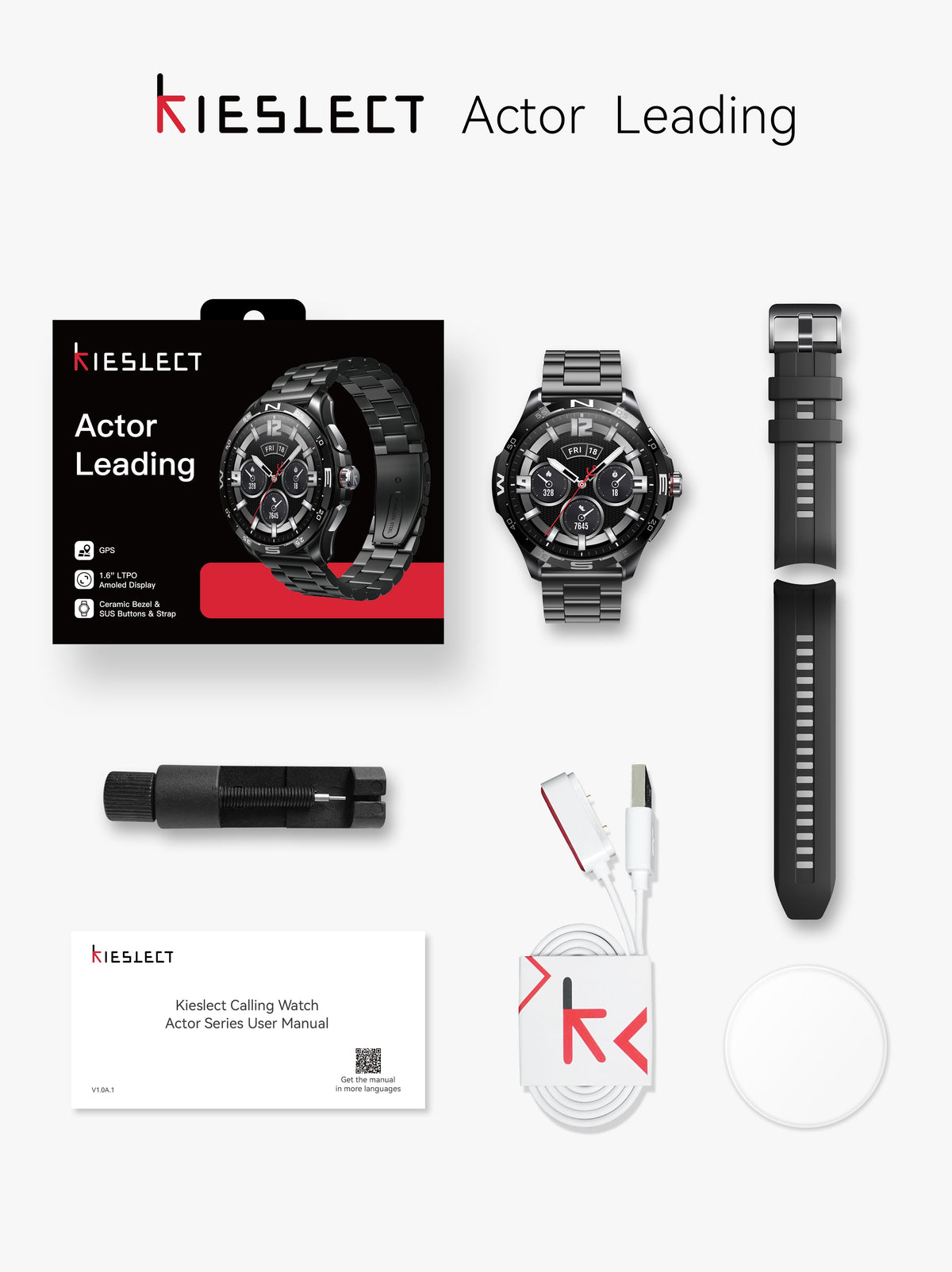 Kieslect Smart Calling Watch Actor Leading